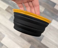 Large collapsible dog bowl