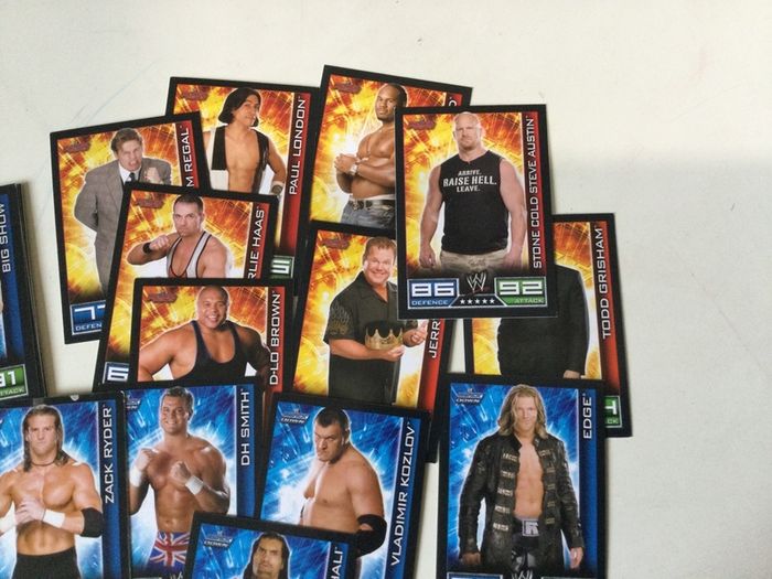 WWE wrestling cards
