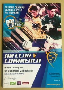 2017 Clare v Limerick - GAA Munster Football Quarter-Final Programme