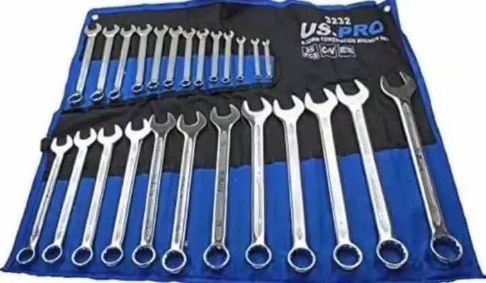 25 Piece Metric Combination Spanner Set