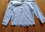 Lovely Pale Grey Buttoned Top Age 2-3