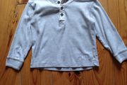 Lovely Pale Grey Buttoned Top Age 2-3