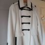 Military Style White Winter Coat Image 10
