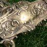 Vintage Rococo Style Brass Magazine/Letter Holder H10" x 9" Image 6