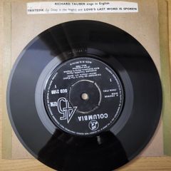 Richard Tauber Tristesse So Deep Is The Night Loves Last Word Is Spoken 7 inch Single Columbia SCD 2189
