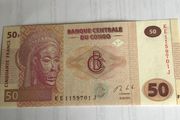 Congo Banknote - 50 Francs