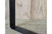 Brackets L-Shaped Matt Black