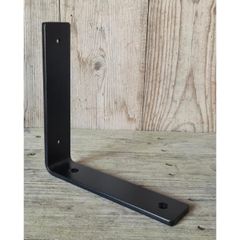 Brackets L-Shaped Matt Black
