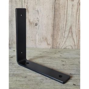 Brackets L-Shaped Matt Black