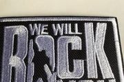 Queen - We Will Rock You sew on Patch