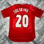 Vintage Umbro Manchester United 1999 Champions League The Final Nou Camp Home Jersey No.20 Solsjkaer Mens Size Small Image 2
