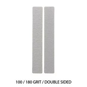 15pcs - Nail Files Double Sided 100/180 Grit - SQUARE
