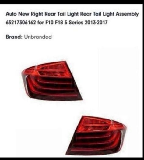 BMW Rear Lights