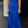 simply devine blue debs dress Image 2