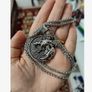 Silver Wolf Medallion Image 2