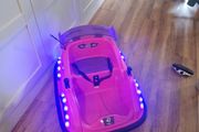 Pink bumper car. Pink , flybar 42