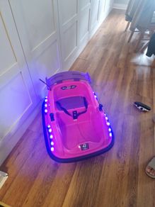Pink bumper car. Pink , flybar 42