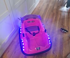 Pink bumper car. Pink , flybar 42