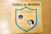 ANN BREEN. Medals For Mothers. Original 1986 Irish Pressing. LP. Vinyl. Record. Album.
