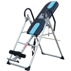 HOMCOM Foldable Gravity Inversion Table AB Exercise Bench Back Therapy Home Fitness Bench, Multi