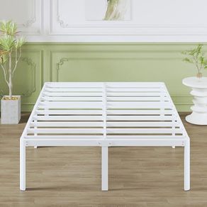 King Size Bed Frame with Rounded Corner Legs