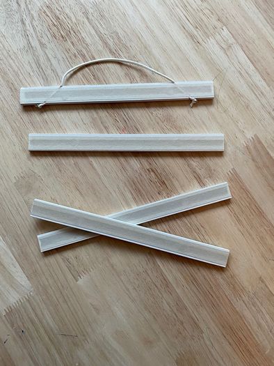 White Wooden Frame Magnetic Mount