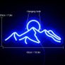 Desert Sunset Neon Light Sign Blue Led Neon Signs for Bedroom Landscape Shape Neon Wall Lights Light Signs Custom Made Neon Lights (FREE POSTAGE) Image 2