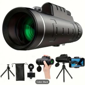 40X60mm High-Definition Single Tube Monocular Telescope with Tripod & Phone Adapter