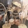 Vintage Mirror & 2 Lotus Candle Holders Image 4