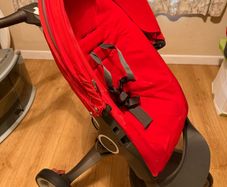Stokke Xplory V3 Pram Red (Carrycot & Footmuff Included