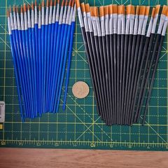 40 Acrylic/ Watercolour Brushes