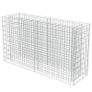 Gabion Raised Bed Galvanised Steel 180x50x100 cm Image 7