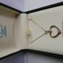 9ct Sold Gold  375 Heart pendant on 18" chain in original box Image 3
