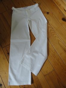 Fabulous white Maternity Trousers