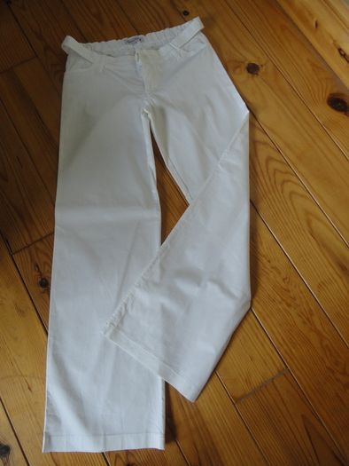 Fabulous white Maternity Trousers
