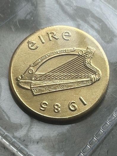 coin 20p 1985 reproduction