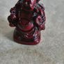 BRABUD Feng Shui 2in Red Resin Laughing Buddha Statue Figurines Set of 6 Image 4