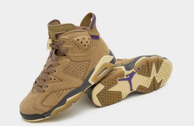 Nike Air Jordan 6 Retro Gore-tex Brown Kelp Women sneakers (NEW)