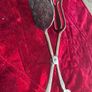 silver plated cake tongs Image 8
