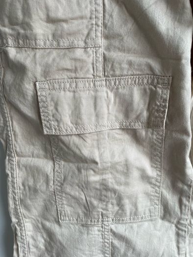 Rita Ora cargo cream trousers size 10 to 12
