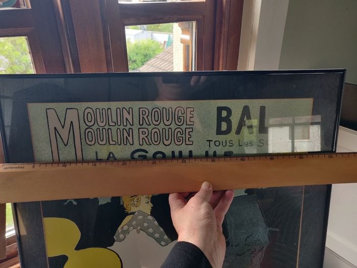 Moulin Rouge Framed Poster, tones are lovely on the poster.
