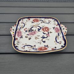 Masons Blue Mandalay Square Bread & Butter Dish