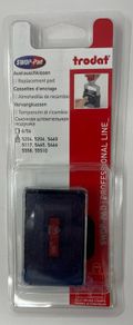 Trodat Replacement Ink Pads 6/56. Pack of 2. Red/Blue. For the Professional 5460, 5460/L and 5465