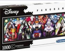 Disney panorama Clementoni Jigsaw Villains 1000 pcs complete