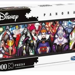 Disney panorama Clementoni Jigsaw Villains 1000 pcs complete