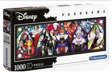 Disney panorama Clementoni Jigsaw Villains 1000 pcs complete