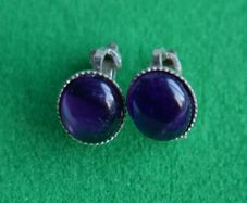 Vintage Amethyst Earrings
