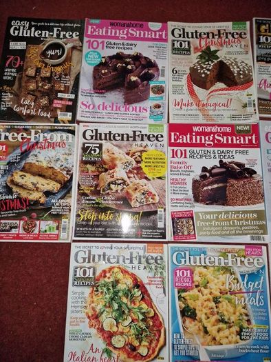 Lot of 17 Gluten Free cooking magazines