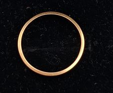 22 ct yellow gold ring size P