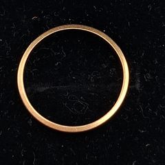 22 ct yellow gold ring size P